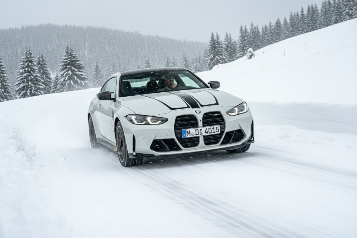 SportAuto testede vinterdæk på en baghjulstrukket BMW M4 under reelle vinterforhold: bedste dæk i 275/35 R19
